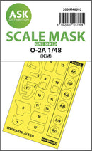 1/48 Art Scale O-2A one-sided mask self-adhesive pre-cutted for ICM