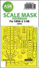 1/48 Art Scale Fw 189A-2 double-sided express mask for GWH