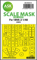 1/48 Art Scale Fw 189A-2 one-sided express mask for GWH