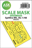 1/48 Art Scale Spitfire Mk.IXc double-sided express fit mask for Eduard