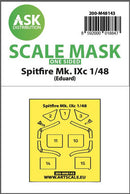 1/48 Art Scale Spitfire Mk.IXc one-sided express fit mask for Eduard