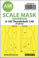 1/48 Art Scale A-10C Thunderbolt double-sided express fit mask for Academy