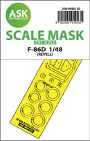 1/48 Art Scale F-86D one-sided express fit mask for Revell