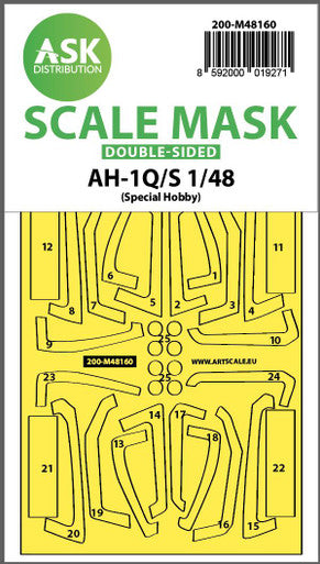 1/48 Art Scale AH-1Q/S Cobra  double-sided fit express mask for Special Hobby