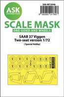 1/72 Art Scale SAAB 37 Viggen double seater one-sided painting mask for Special Hobby