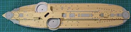 Imperial Chinese Peiyang Fleet 'Ting Yuen' Wood Deck