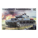 Border Model Scale Pz.Kpfw.IV Ausf.F1 3-in-1