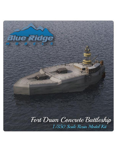 Blue Ridge Models 1/350 Blue Ridge Models Fort Drum Concrete Battleship El Fraile Island