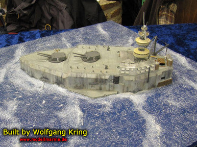 Blue Ridge Models 1/350 Blue Ridge Models Fort Drum Concrete Battleship El Fraile Island