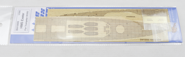 HMS Exeter Wood Deck For Trumpeter