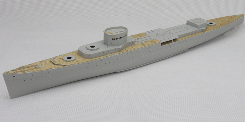 HMS Exeter Wood Deck For Trumpeter