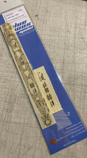 1/700 Bluewox HMS Ajax 1939 Wood Deck for Flyhawk Kit