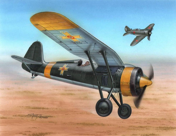 CMK-100-A115 - 1/72 Azur PZL P.11c Foreign Service Plastic Model Kit