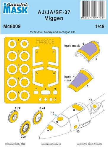 1/48 CMK AJ/JA/SF-37 Viggen MASK