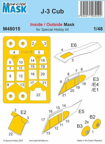 1/48 CMK J-3 Cub MASK