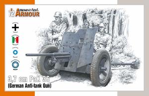 3,7 cm PaK 36 ‘German Anti-tank Gun’ 1/72