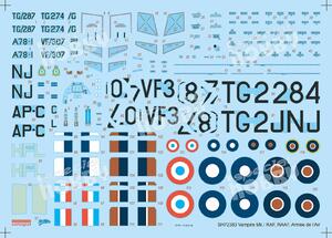 DH.100 Vampire Mk.I  'RAF, RAAF and Armée de l'Air' 1/72