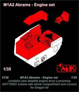 M1A2 Abrams Engine set for Dragon 1/35