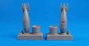 Antisubmarine Bomb 500lb Mk.VIII (Great Britain,WWII) 2 pcs 1/48