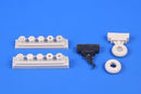 DH.82 Tiger Moth Mainwheels and Tailskid 1/48