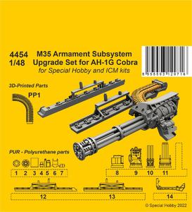 M35 Armament Subsystem Upgrade Set for AH-1G Cobra 1/48