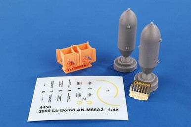 1/48 CMK 2000 Lb Bomb AN-M66A2 equipped with Fin Assembly M116A1 (2 pcs.)