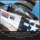 P-51 Mustang-interior set for Drag. 1/32