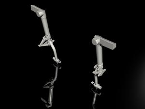 P-51D Mustang Main Undercarriage Strengthened legs, for Revell kit  1/32