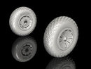 P-51D Mustang – Wheels (Diamond and Hole Tread Pattern), for Revell kit 1/32