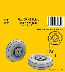 Fiat CR.42 Main Wheels (ICM kit) 1/32