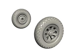 SB2C Helldiver – 1/72 Mainwheels Set for Academy, Cyber Hobby,  Airfix