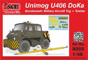 Unimog U406 DoKa Military Airport Tug + Towbar 1/48