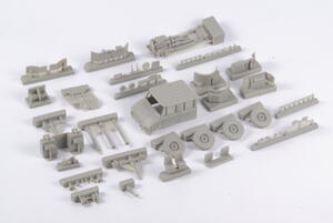 Unimog U406 DoKa Military Airport Tug + Towbar 1/48