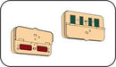 Germ.Distance rear lights"Notek"WWII 1/35