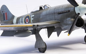 British Tempest Pilot sitting, for Special Hobby kit 1/32