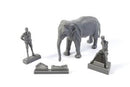 WWII RAF Mechanic in India+Elephant with Mahout (2 fig. + elephant) 1/48