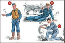 1/72 CMK RAF Mechanics (2 fig.) And Pilot WW II