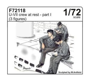 U-VII crew at rest part I (3 fig.) 1/72