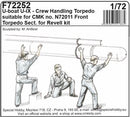 U boot IXC – Crew Handling Torpedo (3 fig.) 1/72