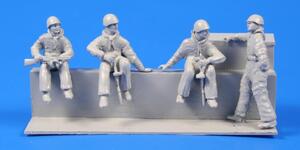Soviet Tank Desant Troops WWII (4fig.) 1/72