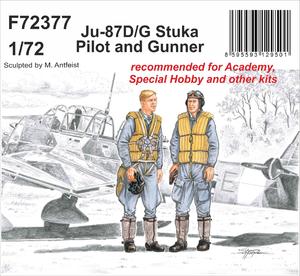 Junkers Ju-87D/G Stuka Pilot and Gunner 1/72
