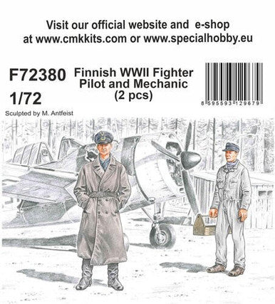 1/72 CMK Finnish WWII Fighter Pilot and Mechanic