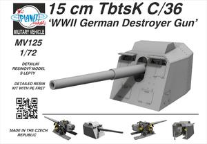 15 cm TbtsK C/36 ‘WWII German Destroyer Gun’ 1/72