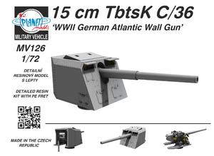 15 cm TbtsK C/36 ‘WWII German Atlantic Wall Gun’ 1/72