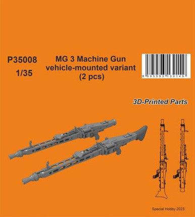 1/35 CMK MG 3 Machine Gun - vehicle-mounted variant (2 pcs)