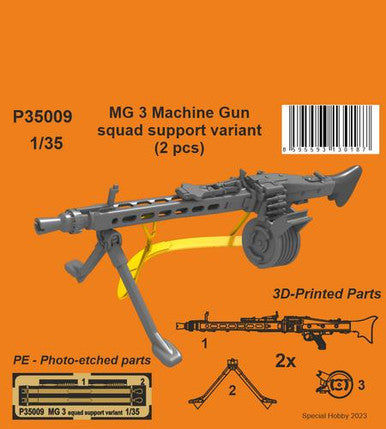 1/35 CMK MG 3 Machine Gun -  squad support variant (2 pcs)