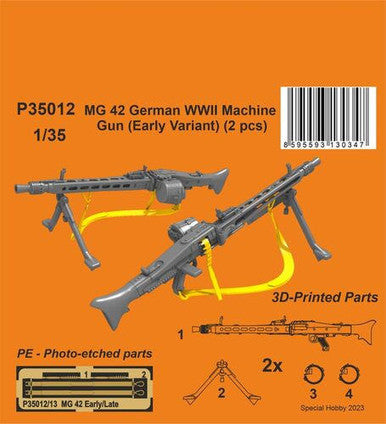 1/35 CMK MG 42 German WWII Machine Gun (Early Variant)