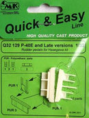 P-40E and Later version Rudder pedals for HAS 1/32