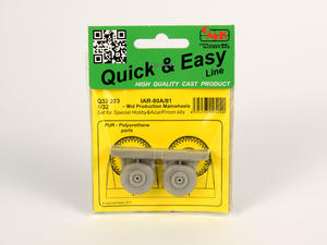 IAR-80A/81 – Mid Production Mainwheels for Special Hobby kit 1/32