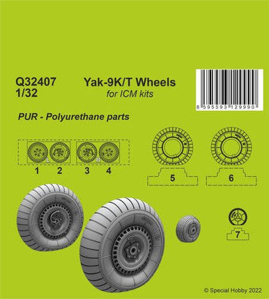 1/32 CMK Yak-9T Wheels